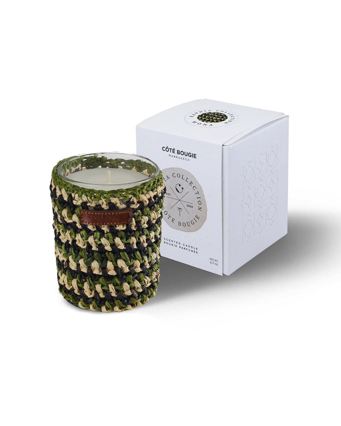 Côté Bougie Geurkaars | Raphia Mona