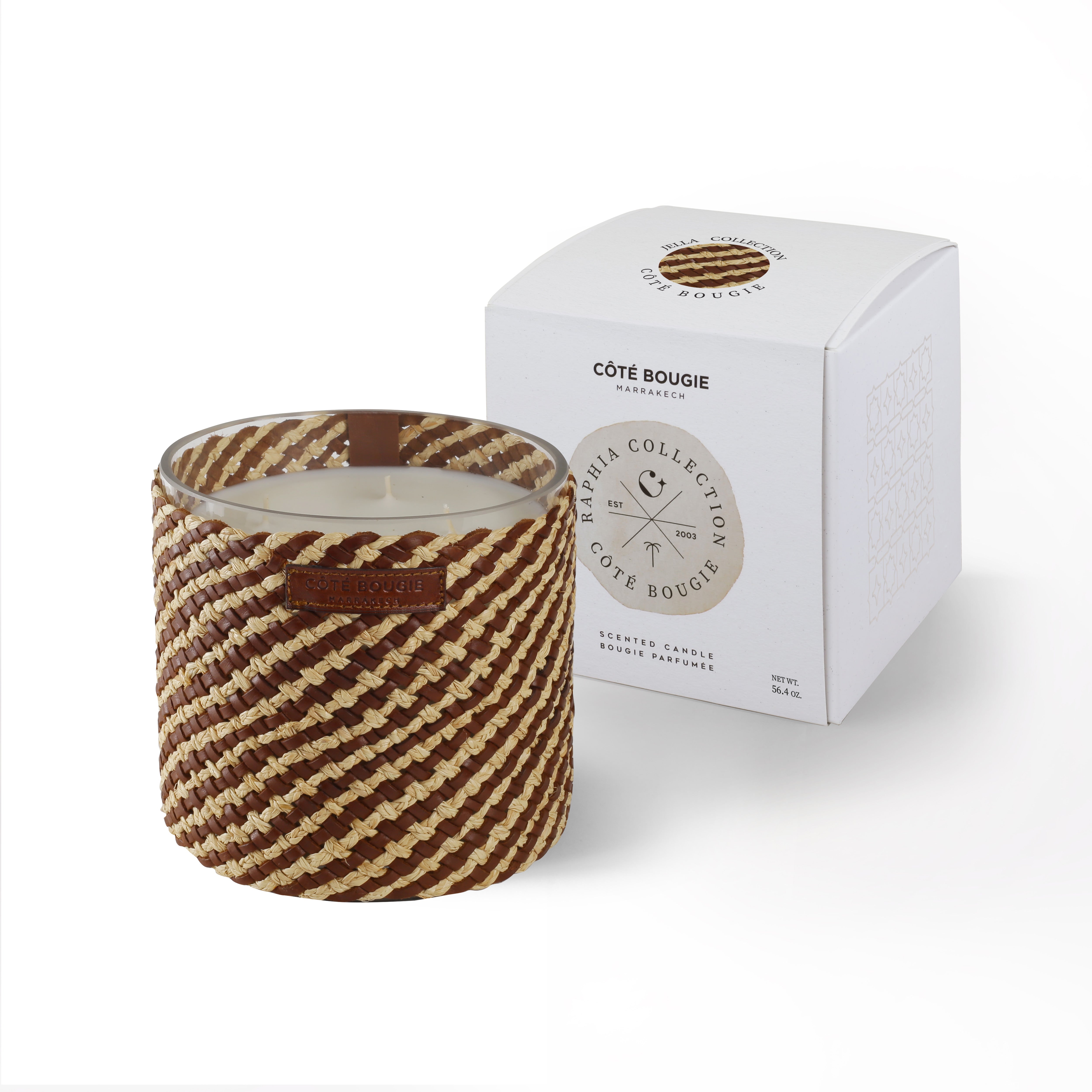 Côté Bougie scented candle - Cuir Obscur May